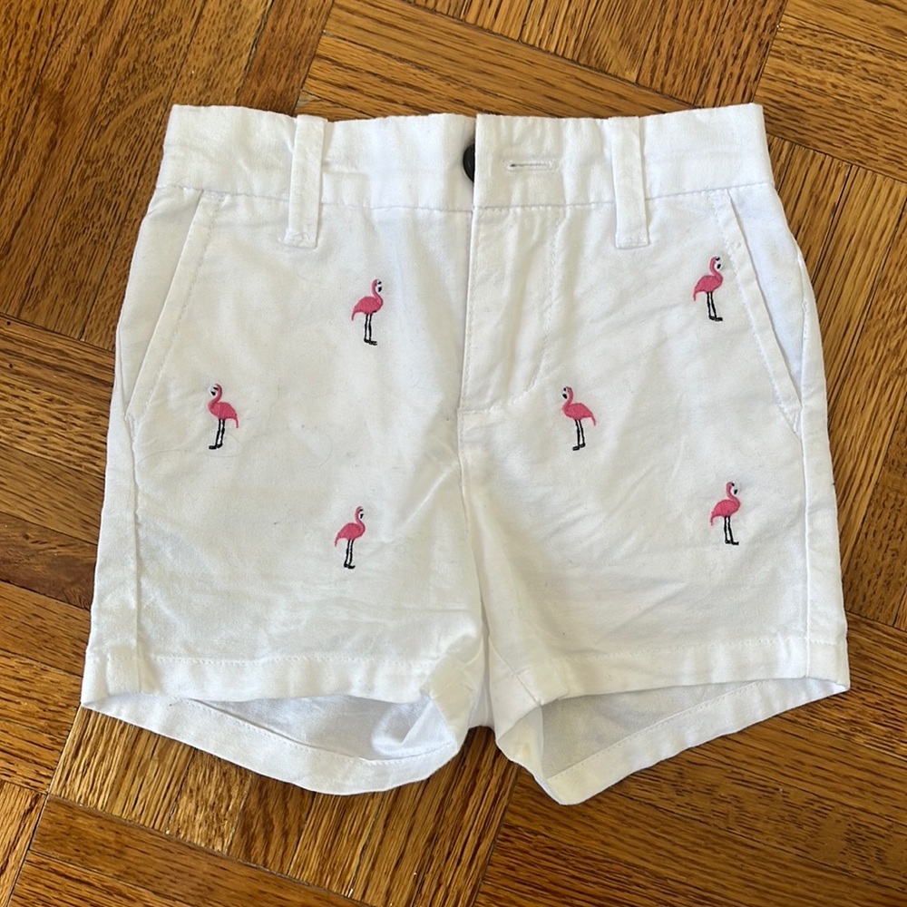 Janie and Jack flamingo shorts